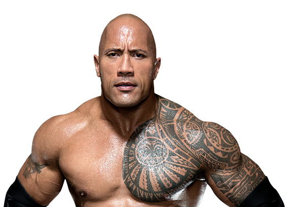American actor and former wrester The Rock