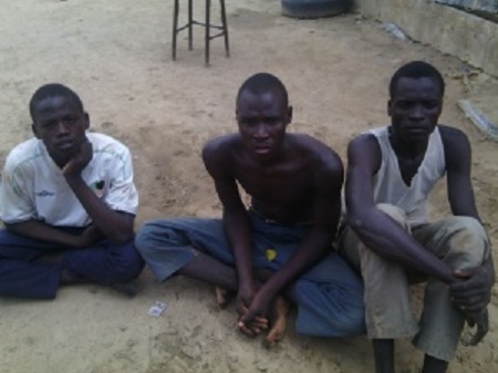 Arrested Boko Haram members