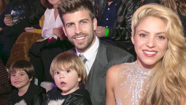 Shakira, Pique and two sons