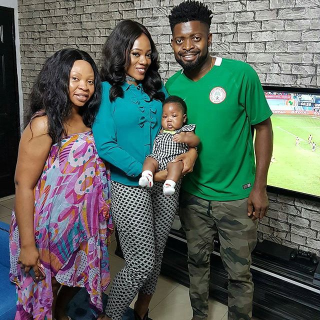 basket mouth, wife and stacy seyilaw