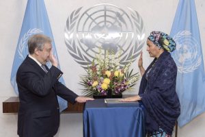 Former Minister of Environment Amina Mohammed Sworn-In As UN Deputy Secretary-General