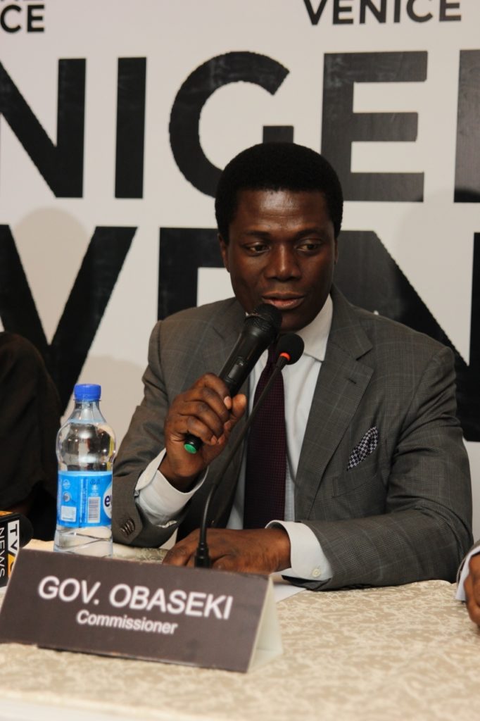 Femi Lijadu (Representative of Governor Godwin Obaseki, Commissioner, Nigeria In Venice)