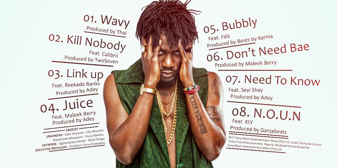 Ycee Tracklist For His Debut EP Titled “The First Wave”