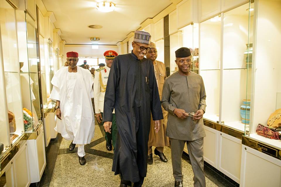 President Muhammadu Buhari and VP Osinbajo