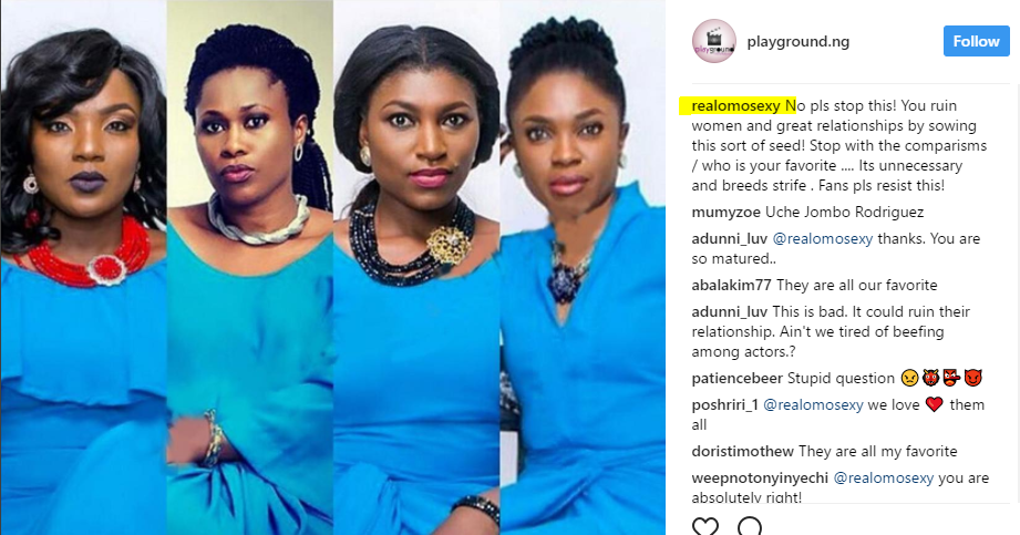Stop Comparing Celebrities To One Another -Actress Omotola Warns