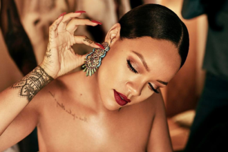 Rihanna with her Chopard collection
