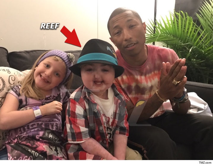 Pharrell Williams Grants the wish of a 8-year-old Cincinnati Boy