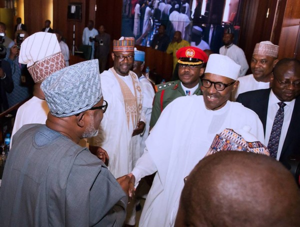 President Buhari meet with state governors - olorisupergal