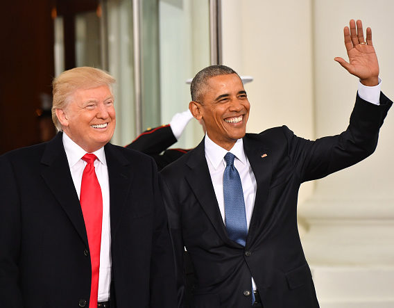 Donald Trump and Barack Obama - OLORISUPERGAL