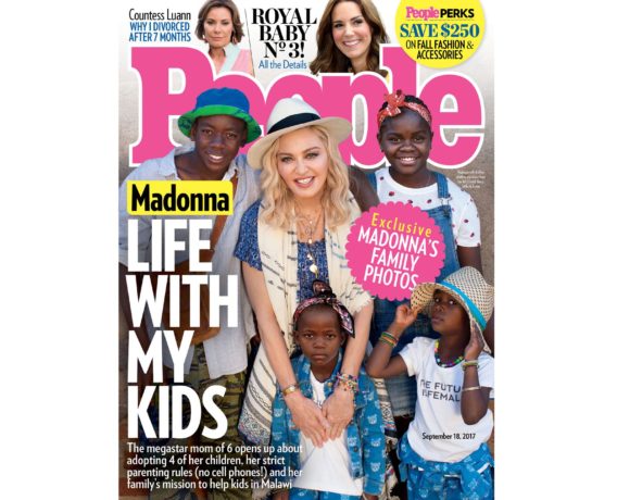 Madonna and her kids - OLORISUPERGAL