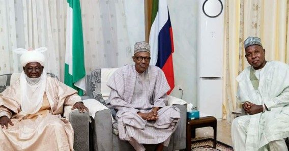 President Buhari and Kastina Governor - OLORISUPERGAL