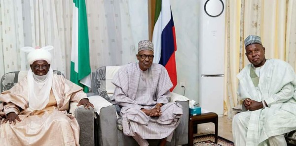 President Buhari and Kastina Governor - OLORISUPERGAL