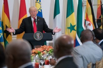 Trump meet Buhar, African Leaders - OLORISUPERGAL