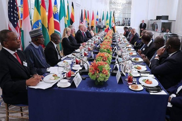 Trump meet Buhar, African Leaders - OLORISUPERGAL