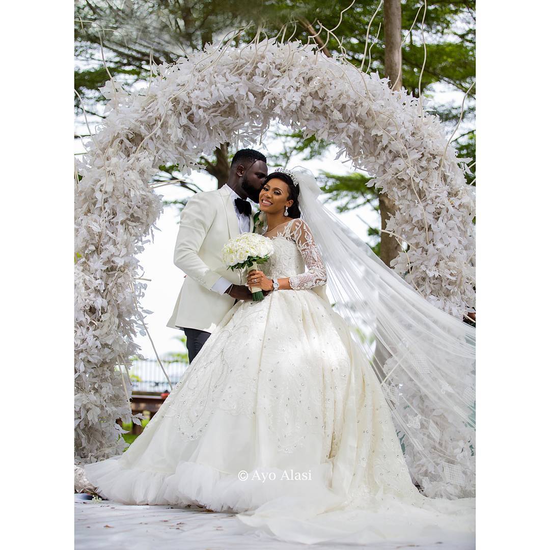 Yomi Causual and Grace White Wedding - OLORISUPERGAL