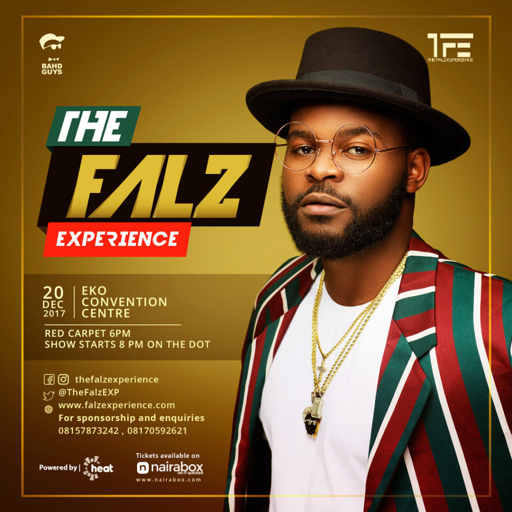 Falz announces first ever concert The Falz Exeperience