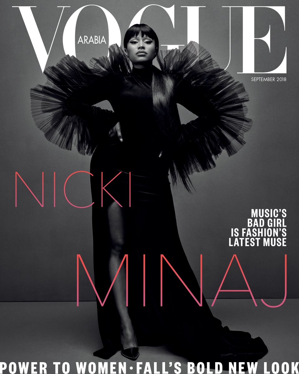 Nicki Minaj Lands First Ever Vogue Cover In New Vogue Arabia Issue Olorisupergal