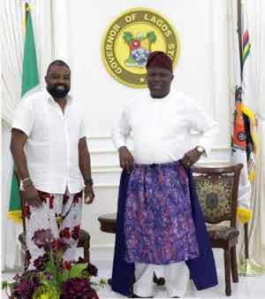 Governor Ambode Endorses Kunle Afoyalan's Kembe Pants 