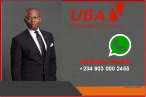 uba whatsapp number