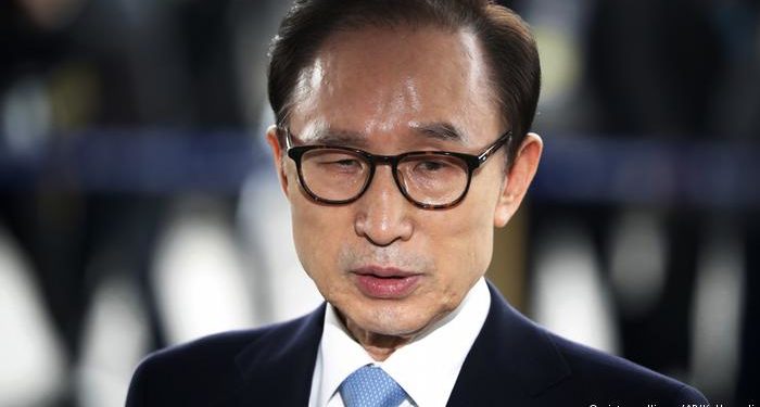 South Korea’s Ex-president, Lee Myung-bak Jailed For 15 Years 