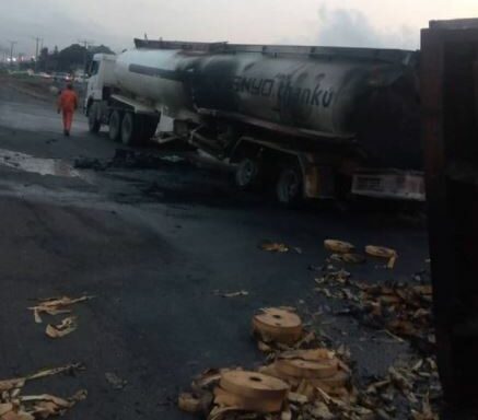 Tanker Explosion Rocks Otedola Bridge, Leaves Cars In Ruin