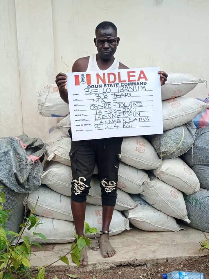 NDLEA Arrests Father Of 4 With Black Cocaine, Recovers Tramadol, Diazepam