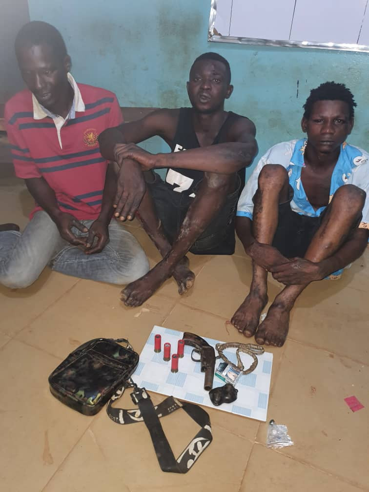 Police Arrest Three Suspected Armed Robbers