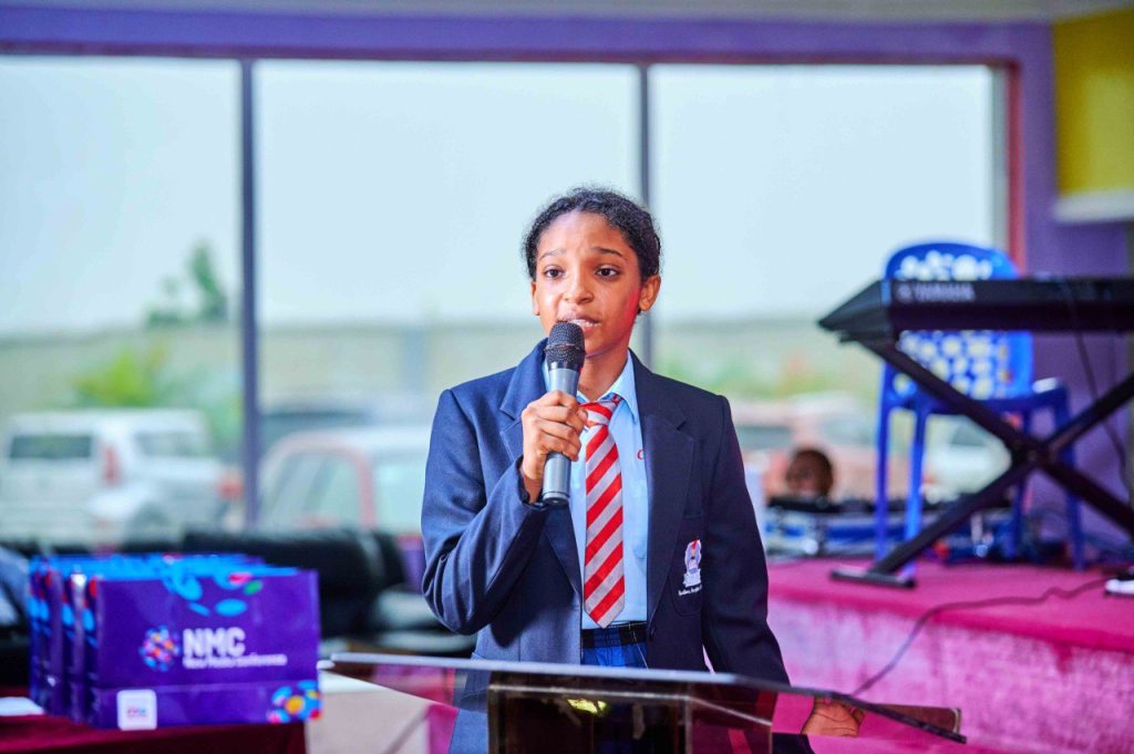 Tosin Ajibade Hosts 2022 New Media Conference School Debate at chlalcedony schools