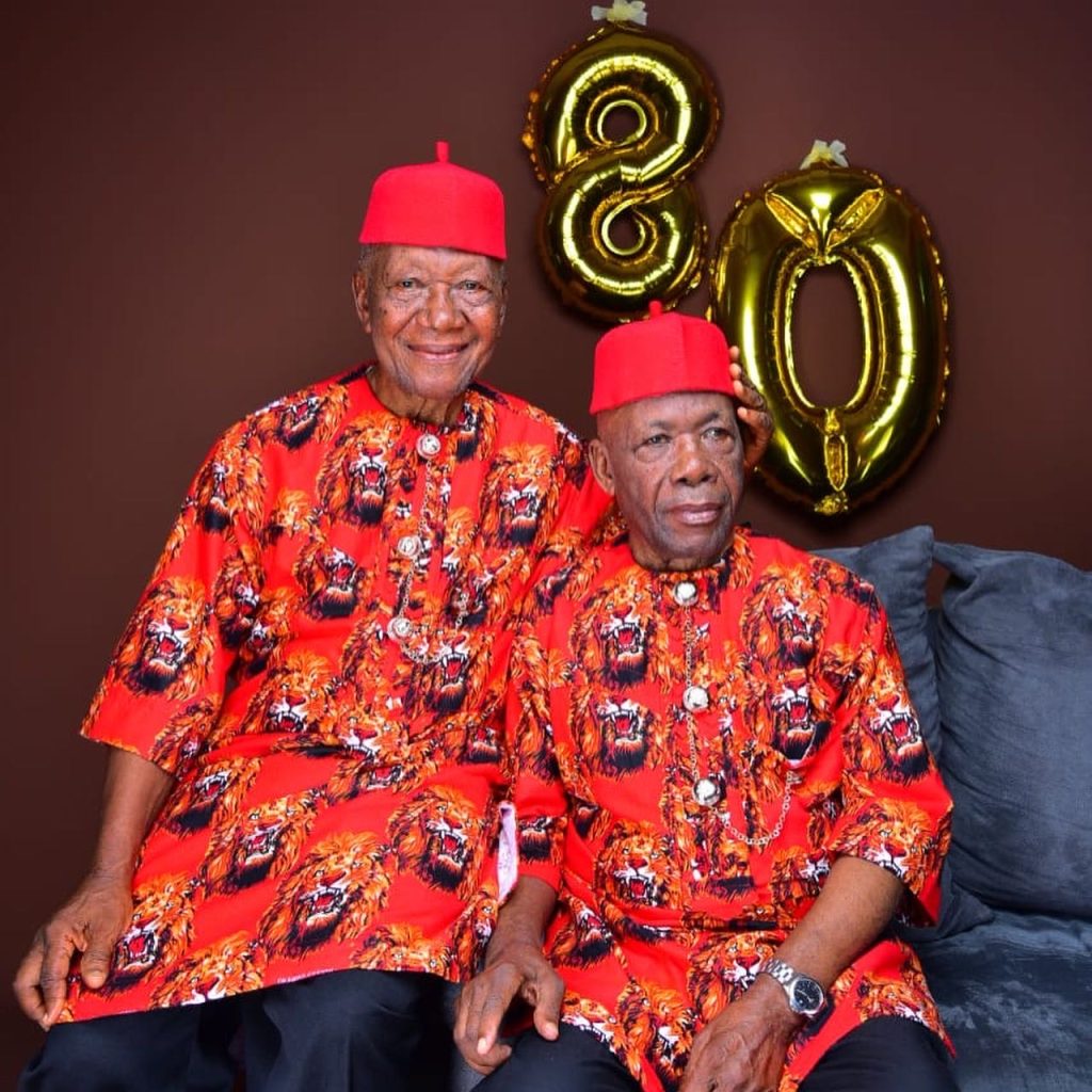 Nigerian Twin Brothers Celebrate 80th Birthday