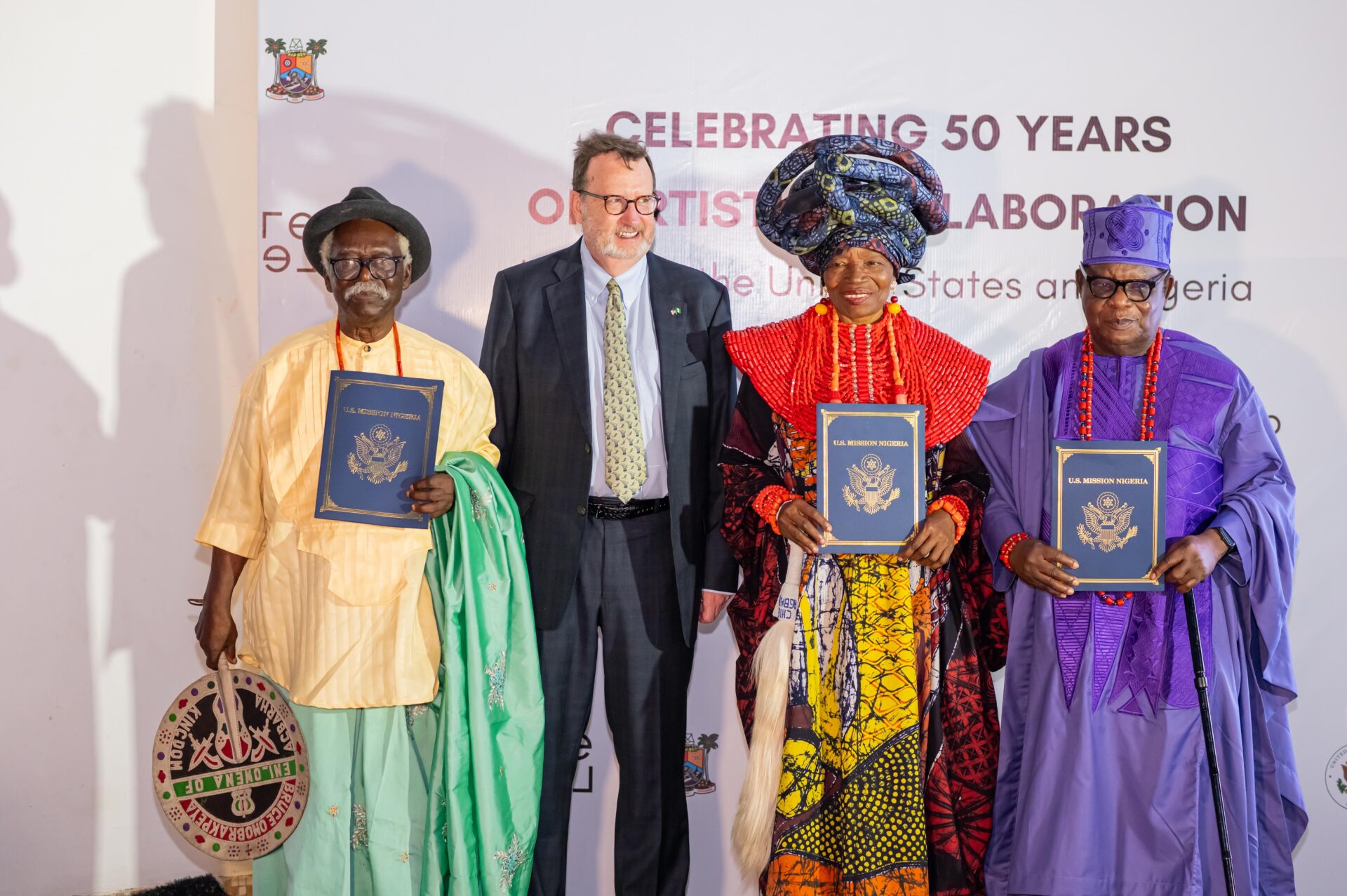 Ambassador Mills Honors Nigerian Artists, Celebrates 50 Years of Artistic Collaboration between the U.S. and Nigeria