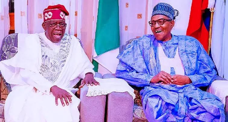 Tinubu Felicitates with Buhari at 82