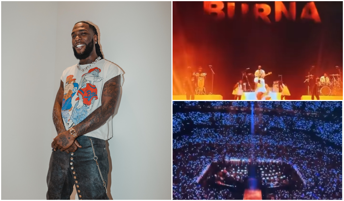 Burna Boy’s Entrance for His Performance at Gala Des Piéces in Paris to 40,000 Oyinbos Goes Viral