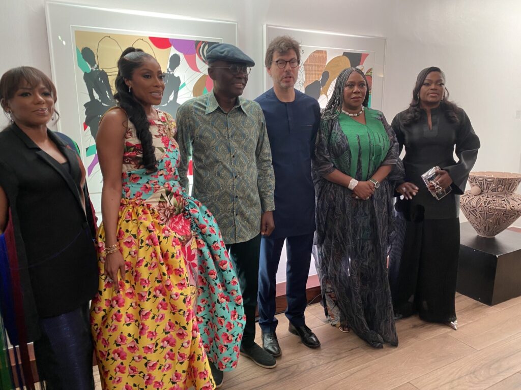 Gov Sanwo-Olu, Toke Benson, Jonny Baxter, Funke Akindele and Mo Abudu at Lagos Canvas - Olorisupergalmedia 2