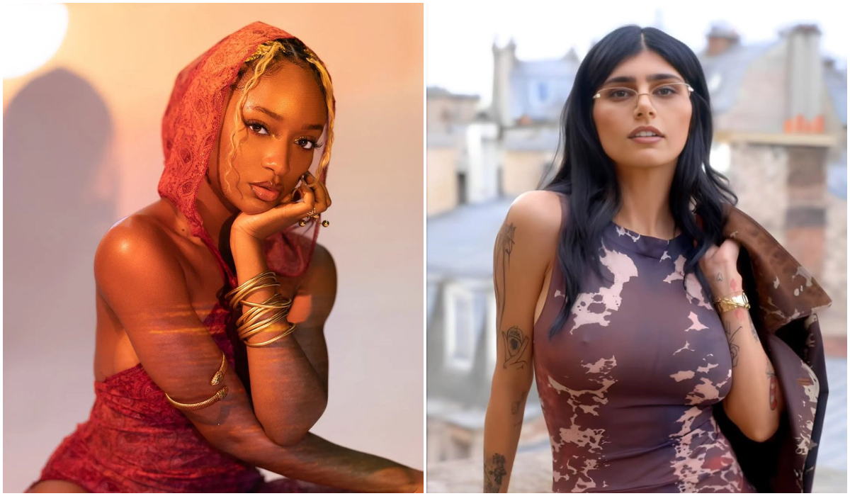 Video of Ayra Starr Linking Up With Ex-adult Star, Mia Khalifa Stir Emotions, Fans React