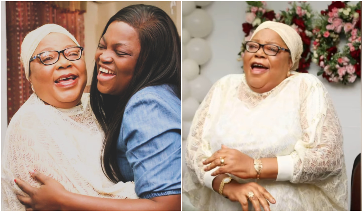 Funke Akindele mourns her late mum - Olorisupergalmedia