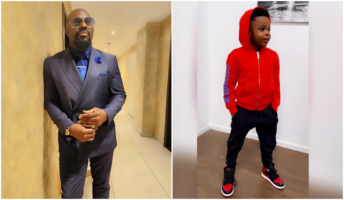 Jim Iyke celebrates his son - Olorisupergalmedia