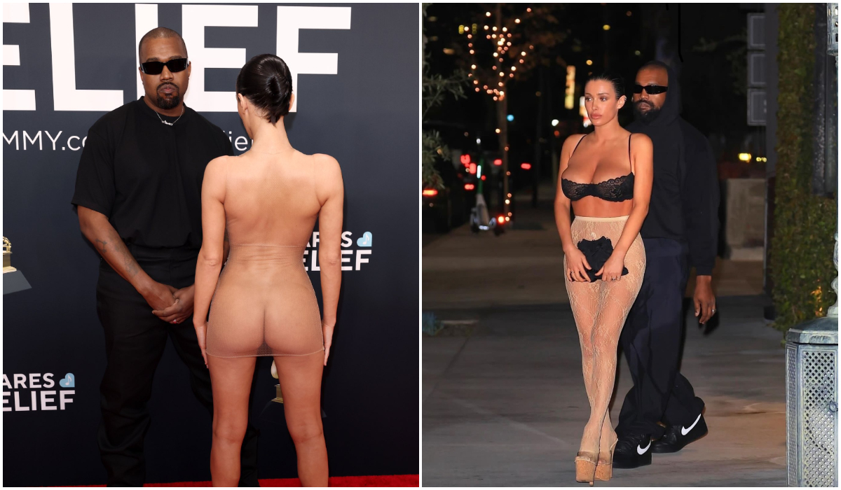 Kanye West & Wife, Bianca Censori ‘Kicked Out’ of the 2025 Grammys for “Unclad Outfit”