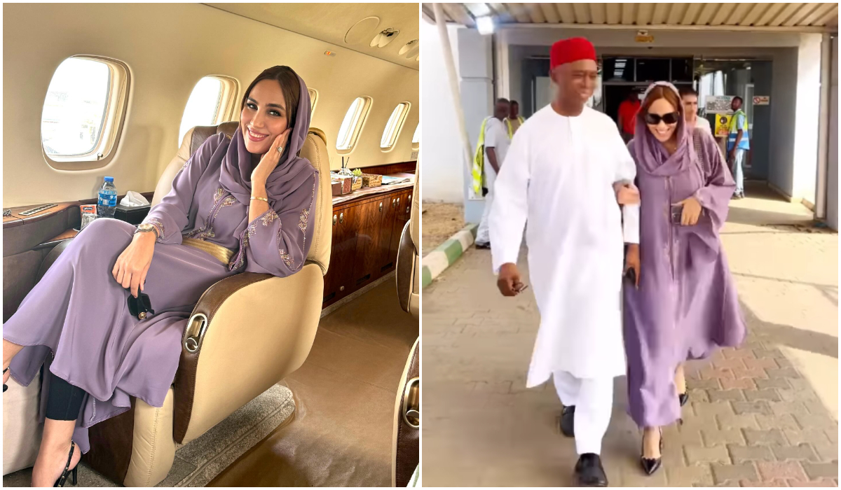 Video of Regina Daniels’ Co-wife, Laila Charani Riding on Their Husband’s Private Jet for a Trip Trends