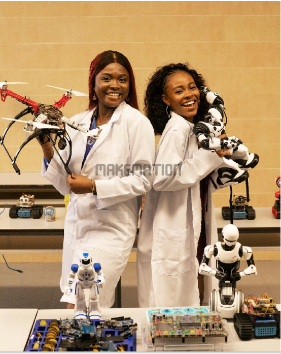 "A Girls in STEM Scene from Makemation Film." - Olorisupergalmedia