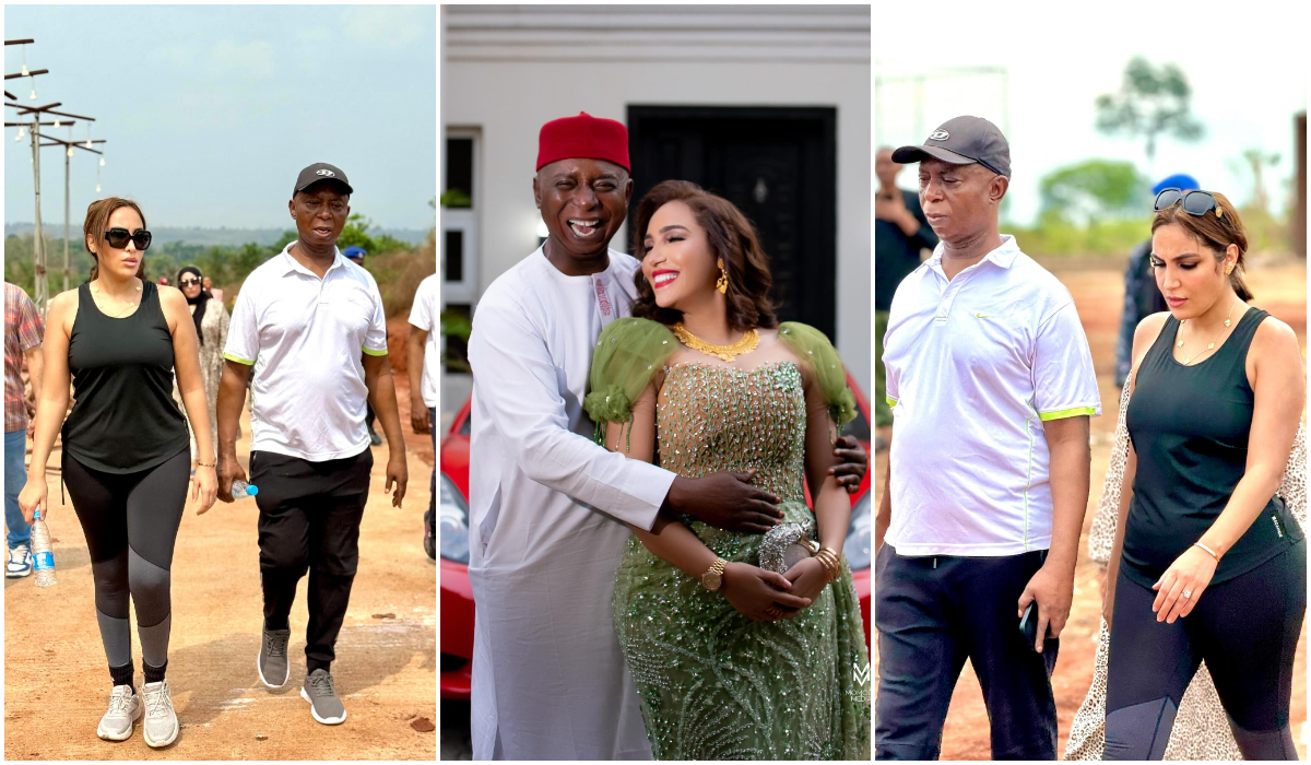 Pics of Laila Charani and Ned Nwoko During an Inspection Tour of Their Sports University Trends