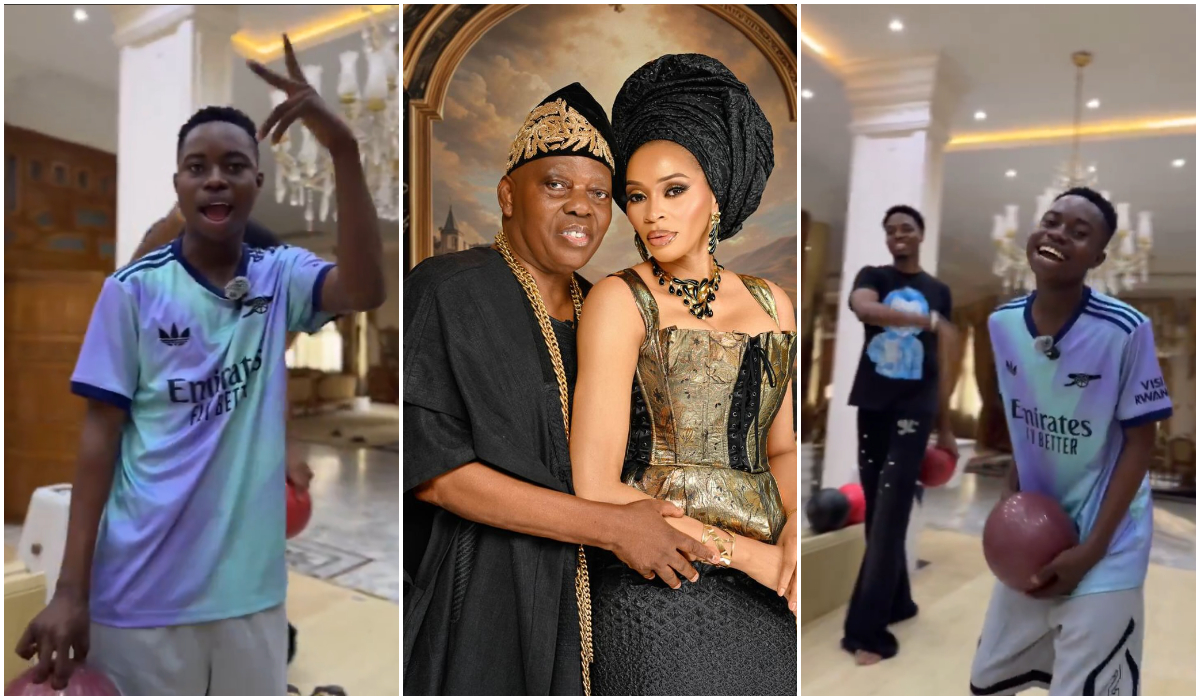 Video of Wealth-Struck Peller During His Visit to Rasaq Okoya’s Mansion Sparks Chaos Online