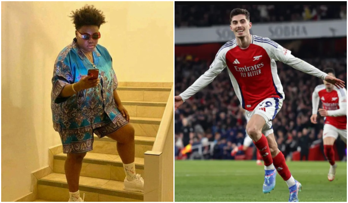 Teni Celebrates Arsenal’s Fantastic Win Against Man City, Wins $50K Bet, Fans React