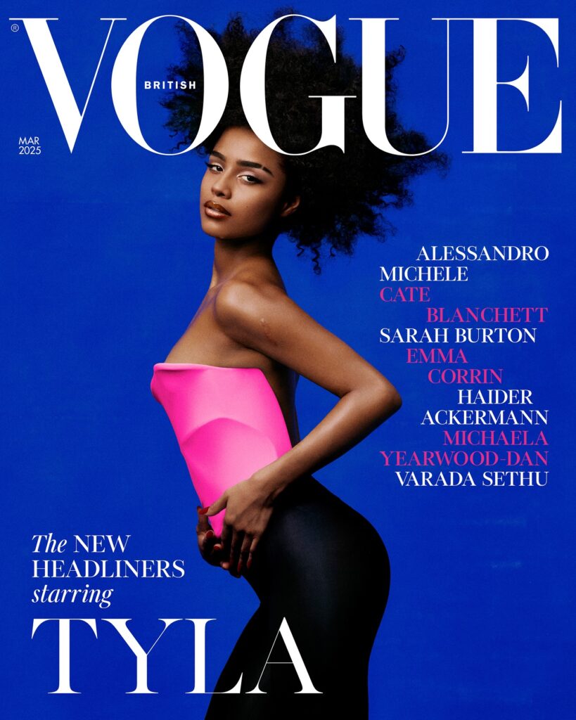 Tyla debuts on the cover of British Vogue - Olorisupergalmedia