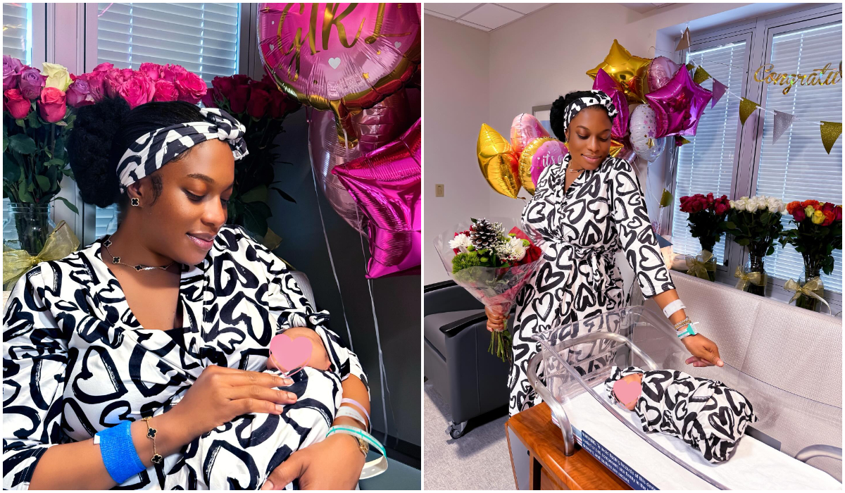 “My Baby Is Here”: Chika Ike Celebrates As She Becomes a First Time Mum at 39