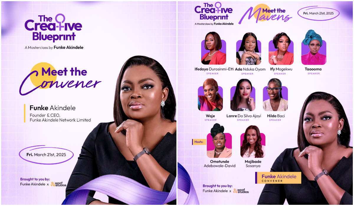 Funke Akindele Hosts ‘The Creative Blueprint’ Masterclass to Celebrate Women’s Month