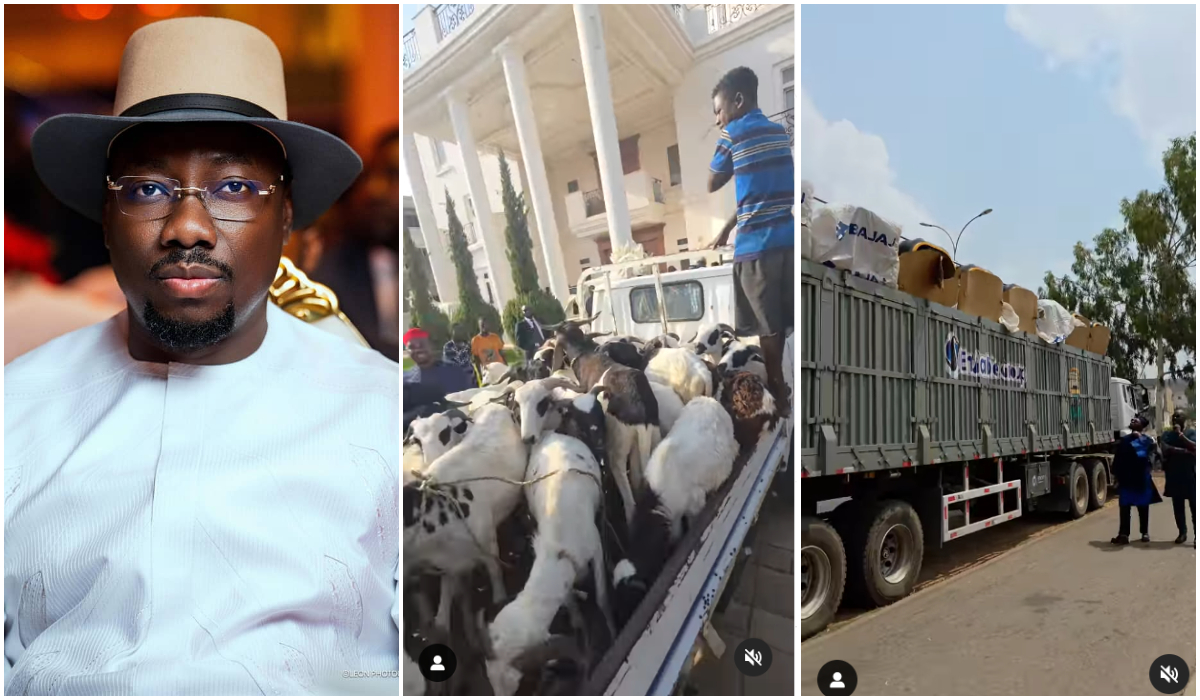 Billionaire Obi Cubana Receives 50 Rams, 50 Keke Napep Ahead of His 50th Birthday Party