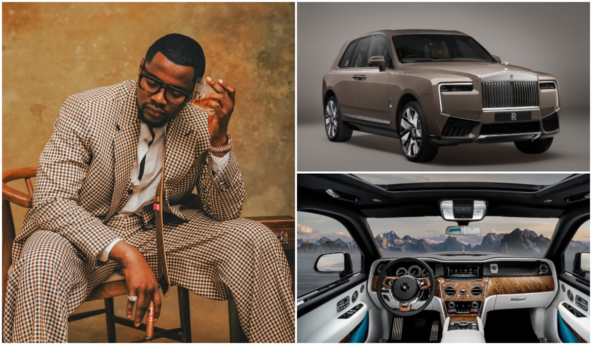 Kizz Daniel's Rolls Royce Cullinan - Olorisupergalmedia