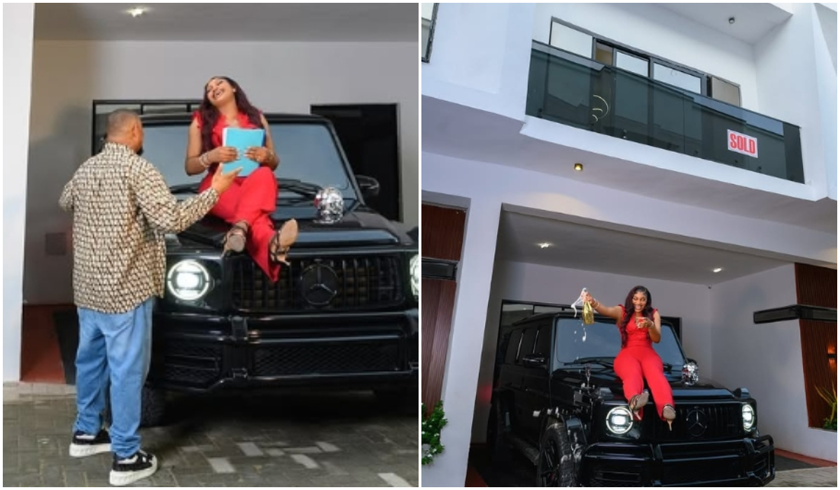 BBNaija Chomzy Receives New House In Lekki As Gift From Husband