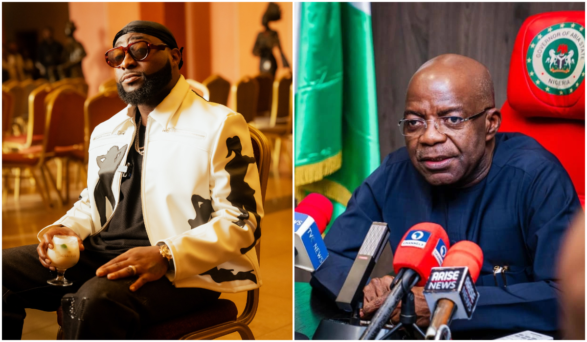 Video of Davido Prostrating to Greet Governor Otti After Performing at an Event Trends: “See Home-Training”