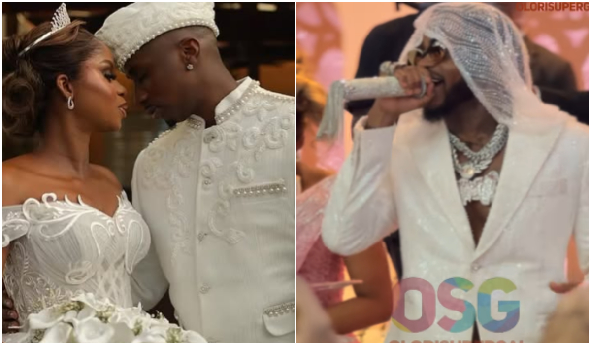 JP2025:Diamond Platnumz Delivers Emotional Performance at Juma Jux and Priscilla’s Wedding, Video Goes Viral